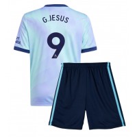 Camisa de time de futebol Arsenal Gabriel Jesus #9 Replicas 3º Equipamento Infantil 2024-25 Manga Curta (+ Calças curtas)